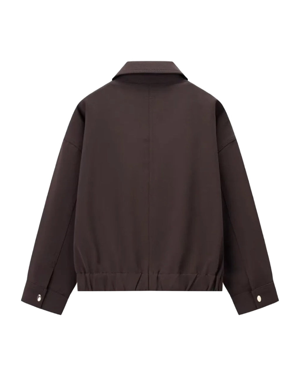 Bomber zippé col chemise