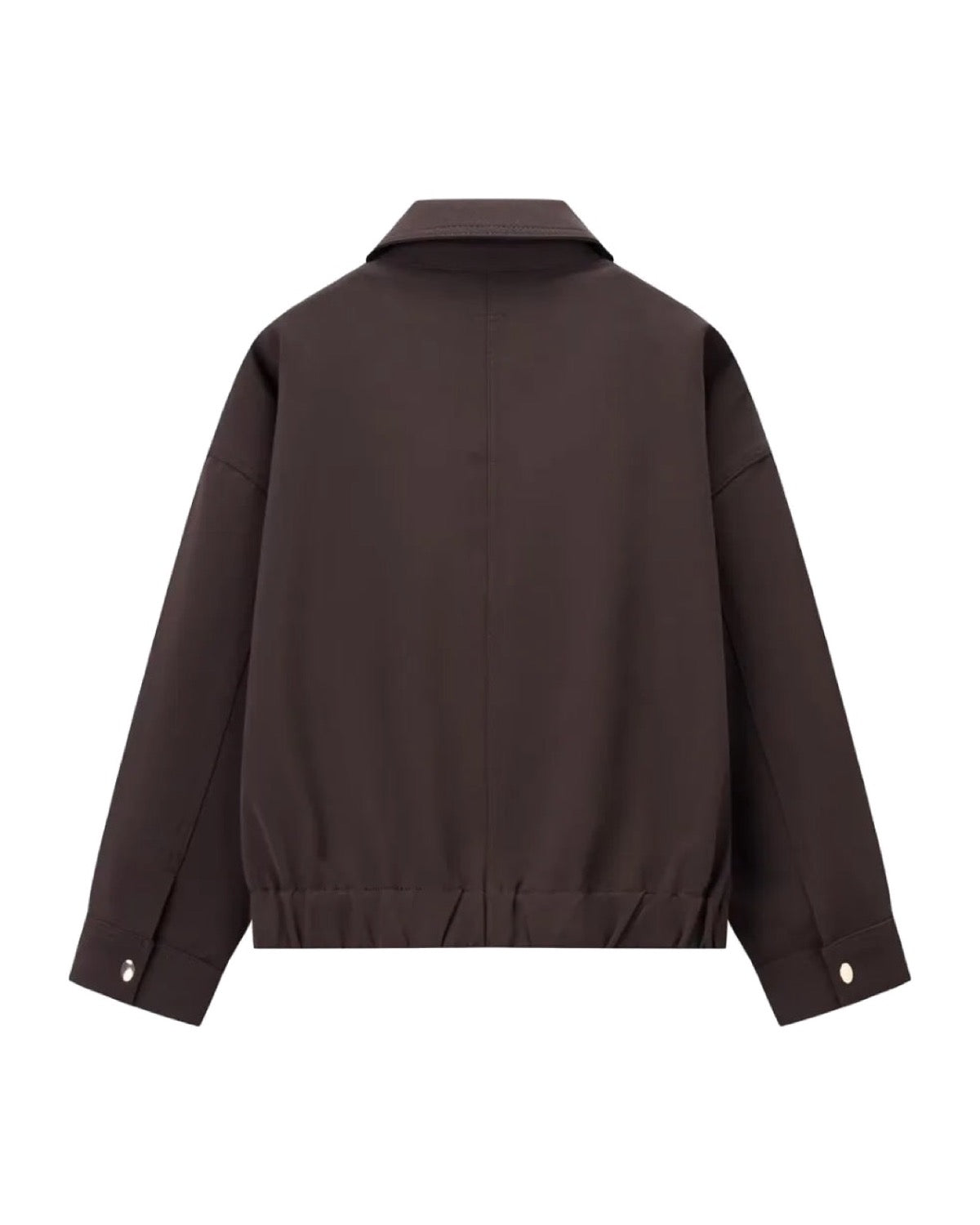 Bomber zippé col chemise