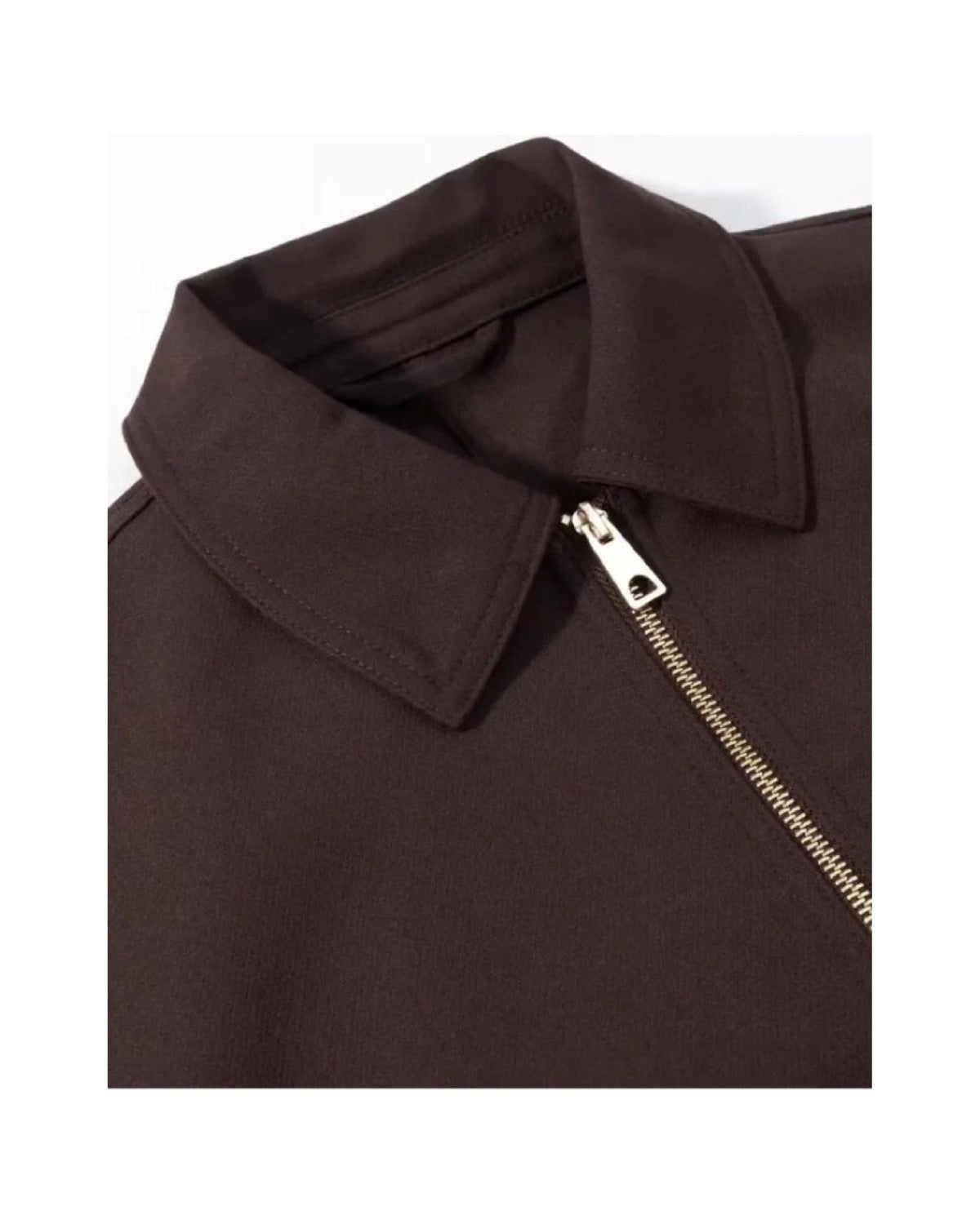 Bomber zippé col chemise