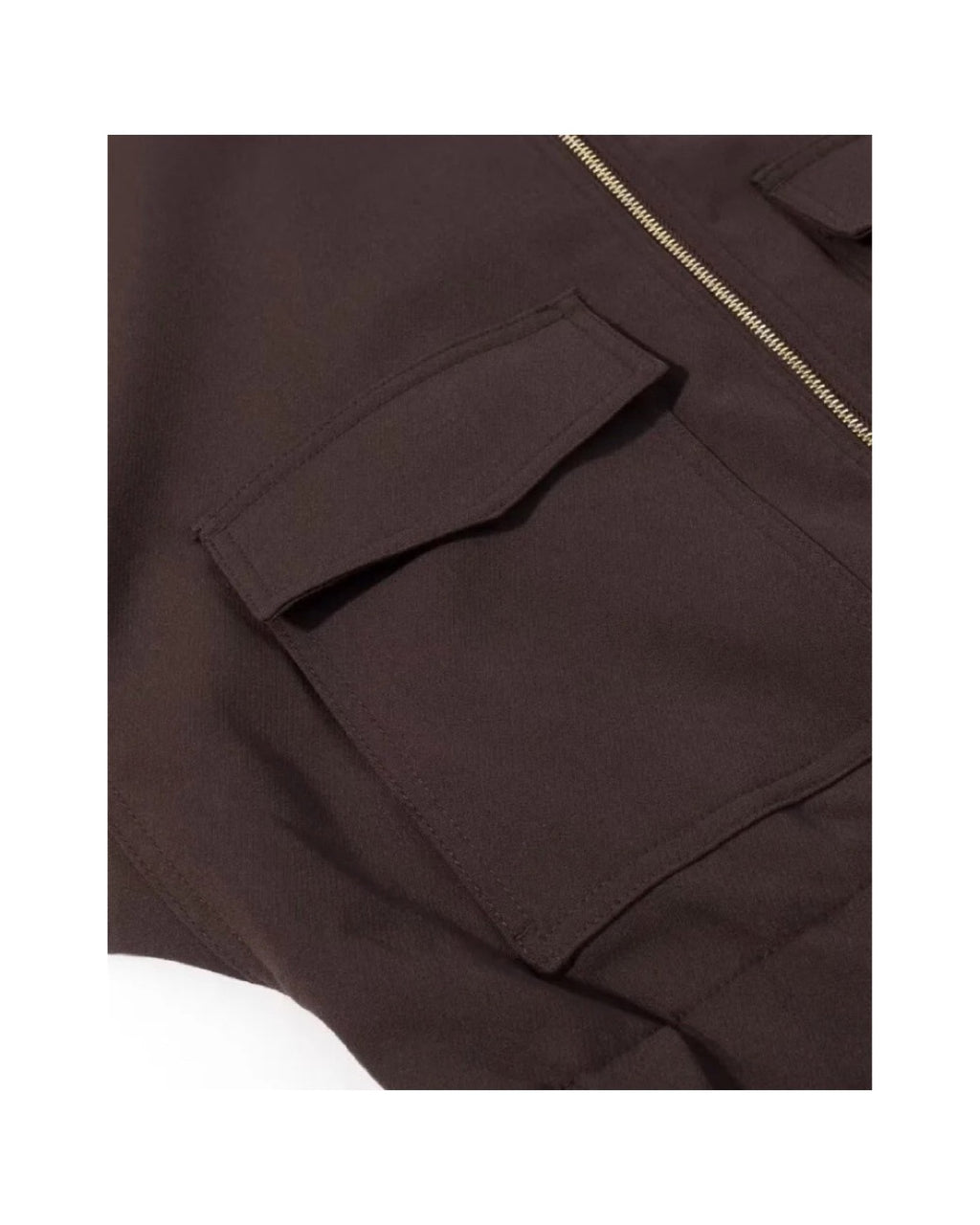 Bomber zippé col chemise