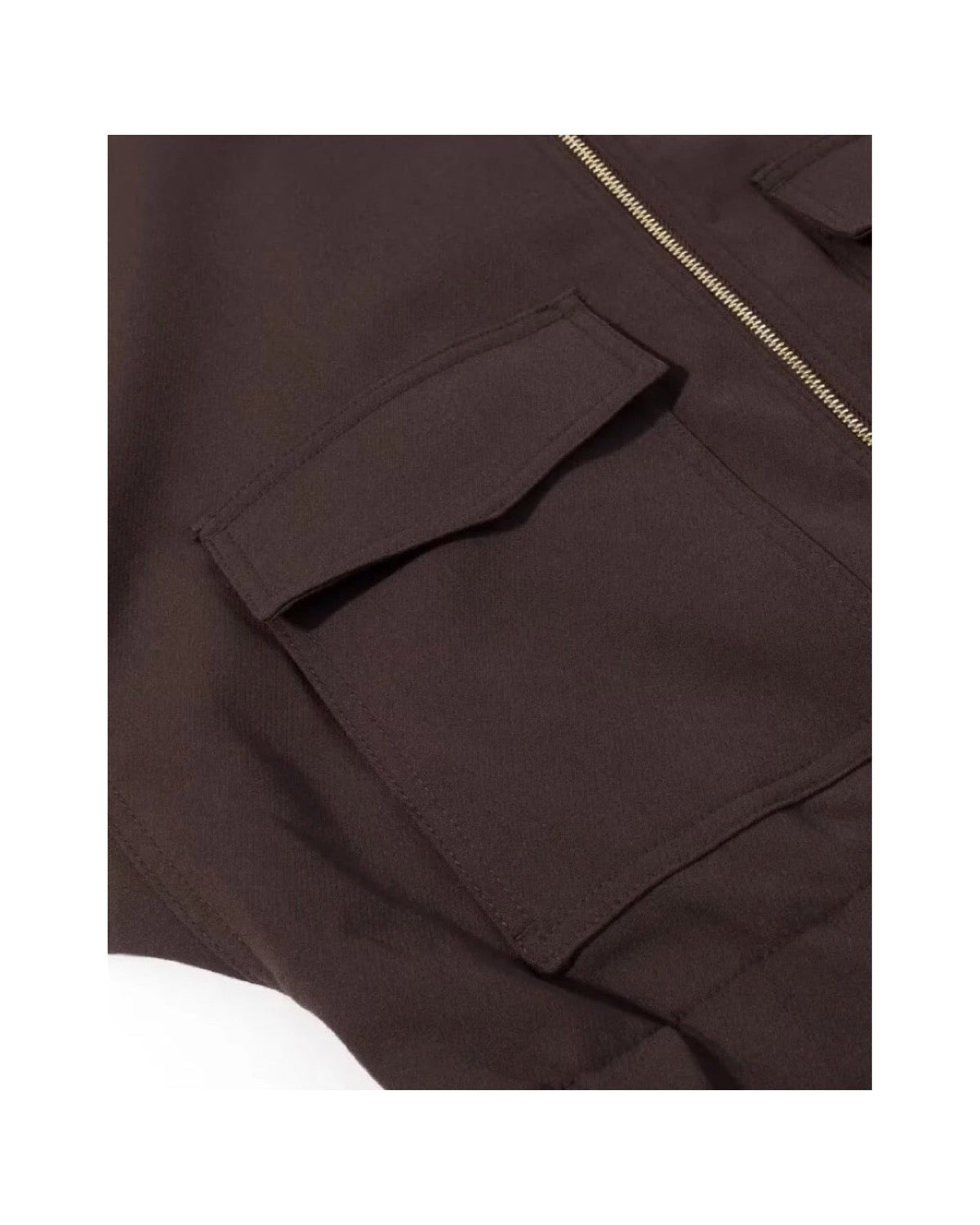 Bomber zippé col chemise