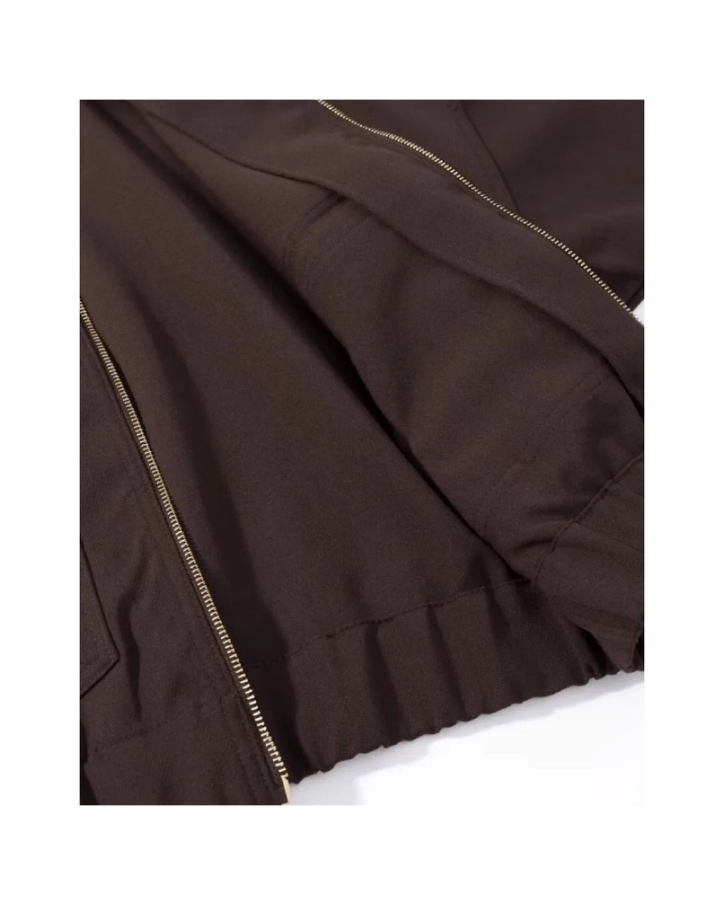 Bomber zippé col chemise