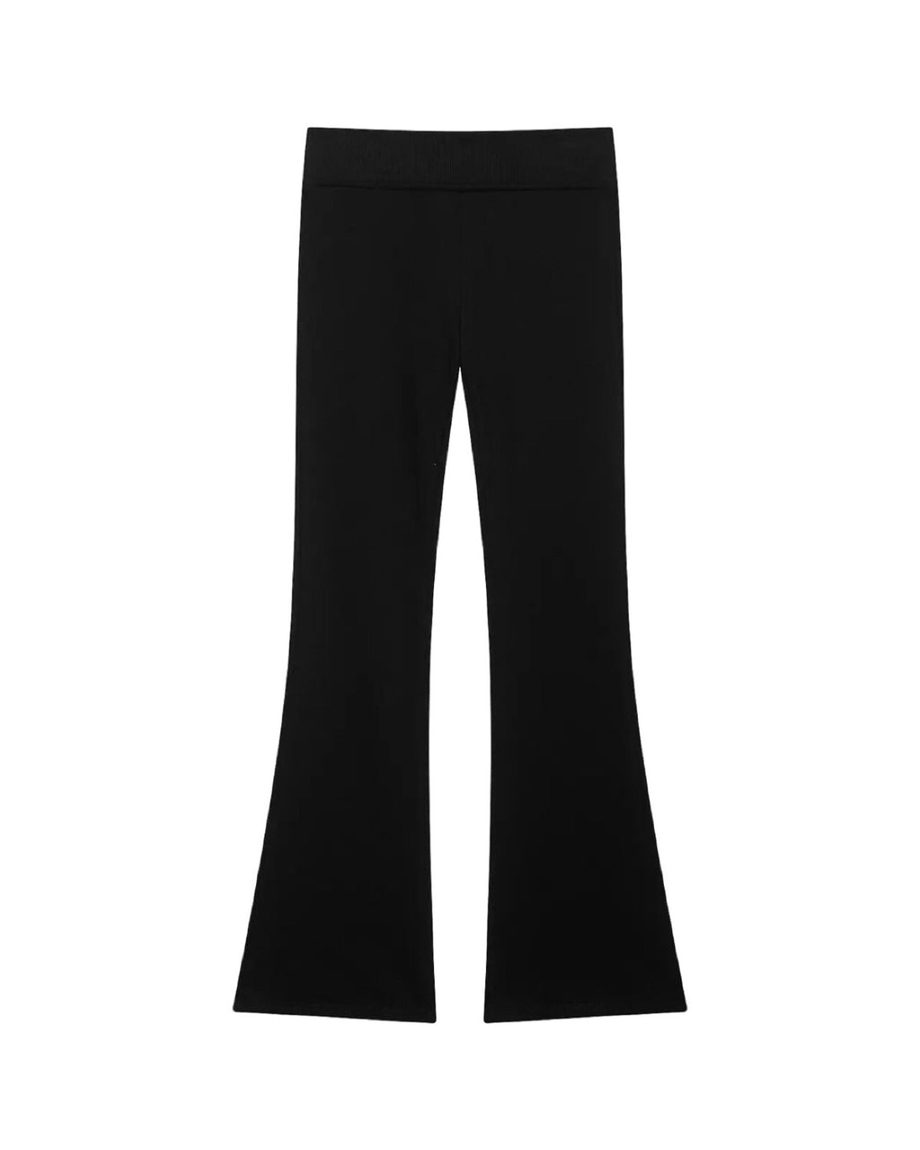 Ensemble veste zippée col montant et pantalon flare