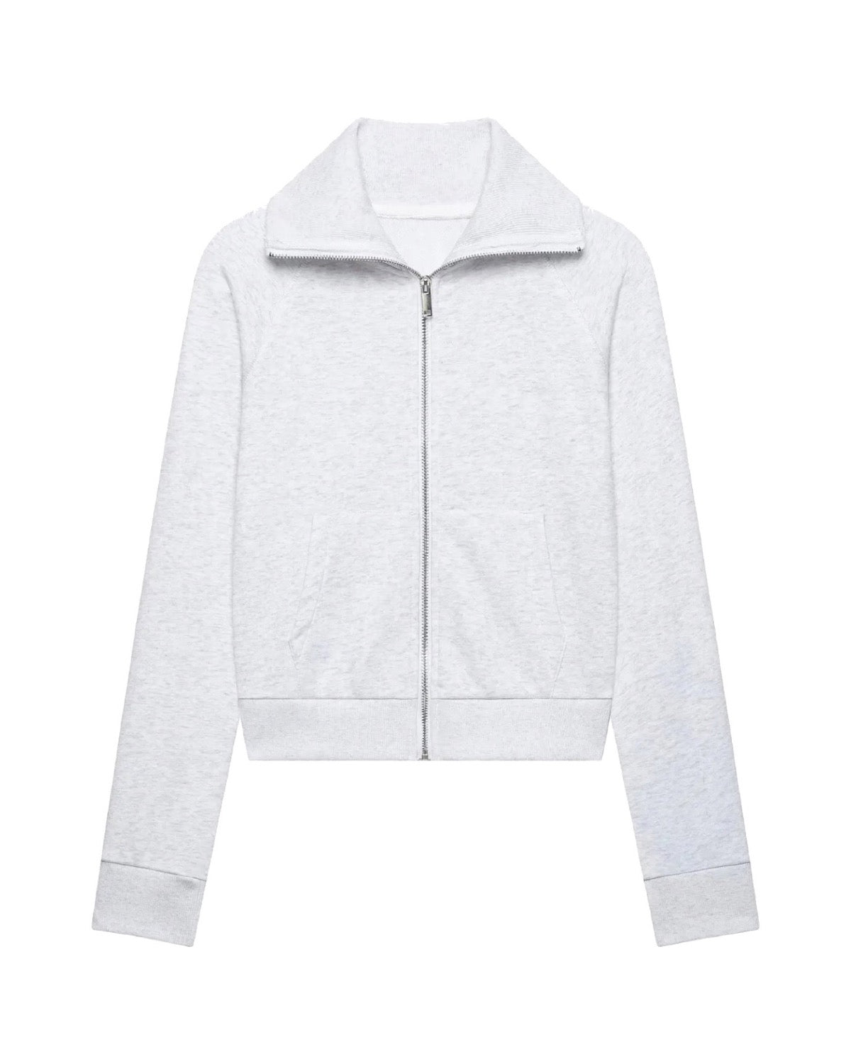 Ensemble veste zippée col montant et pantalon flare