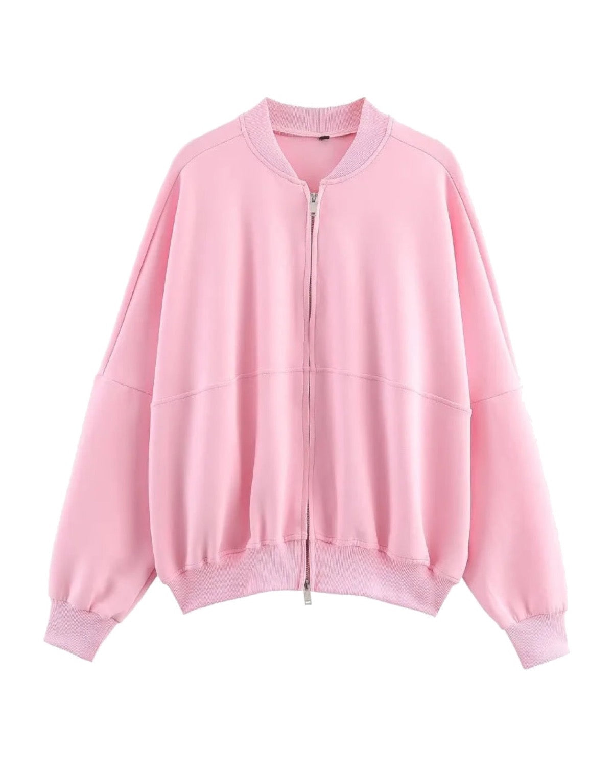 Ensemble bomber zippé et pantalon flare
