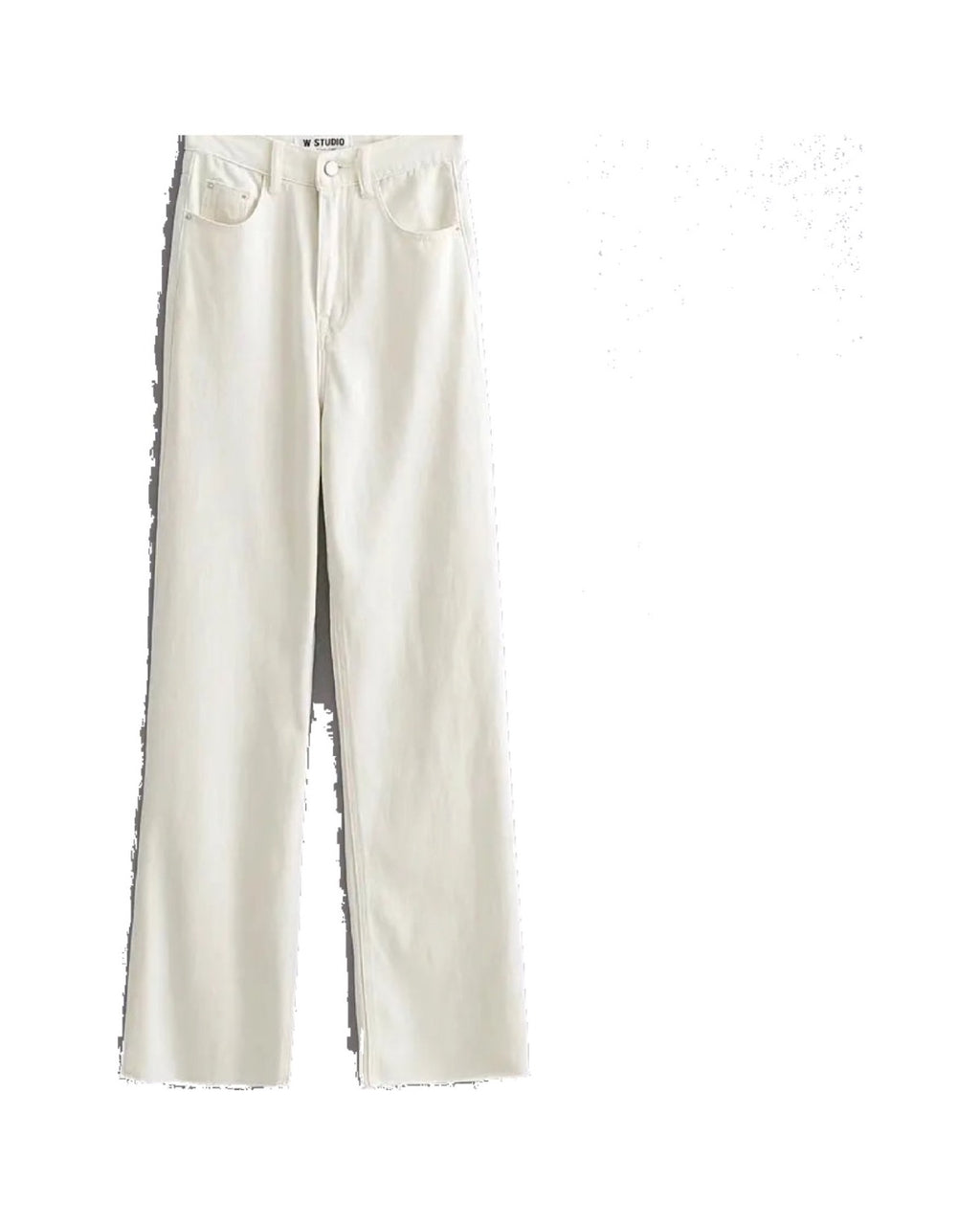 Jean taille haute jambe droite