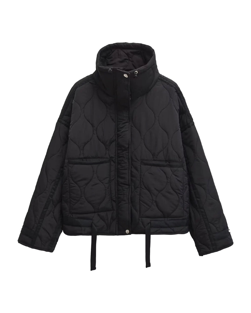Veste matelassée col montant Coupe oversize