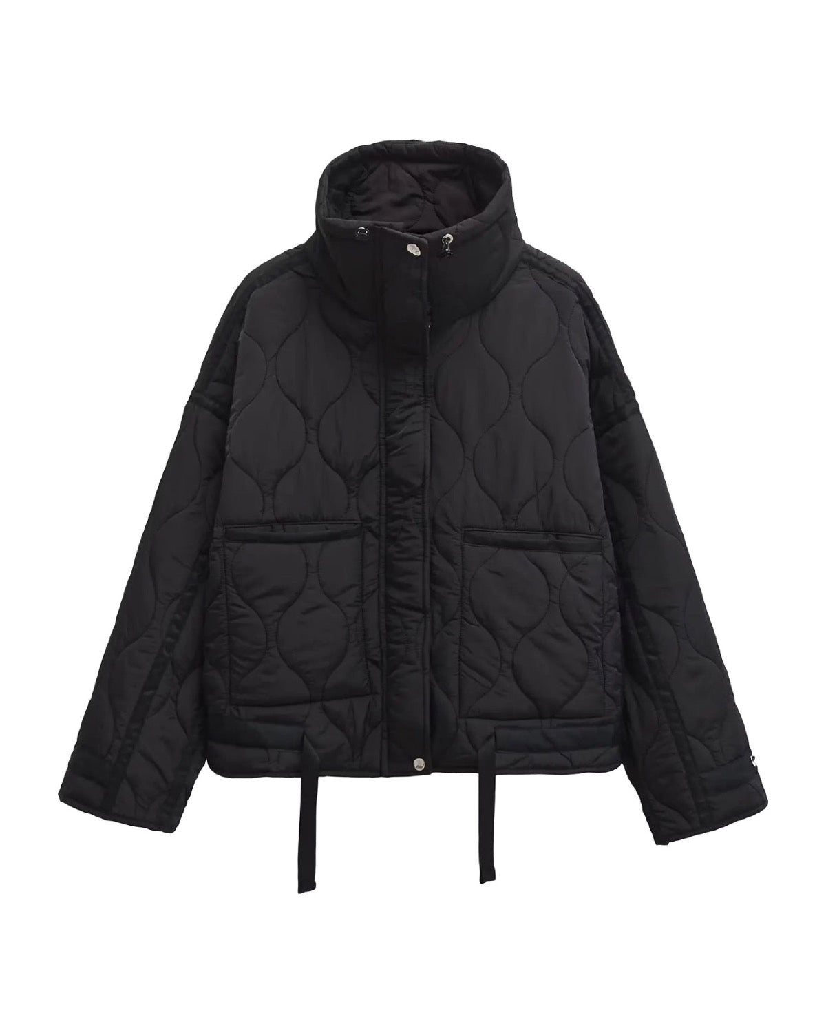 Veste matelassée col montant Coupe oversize
