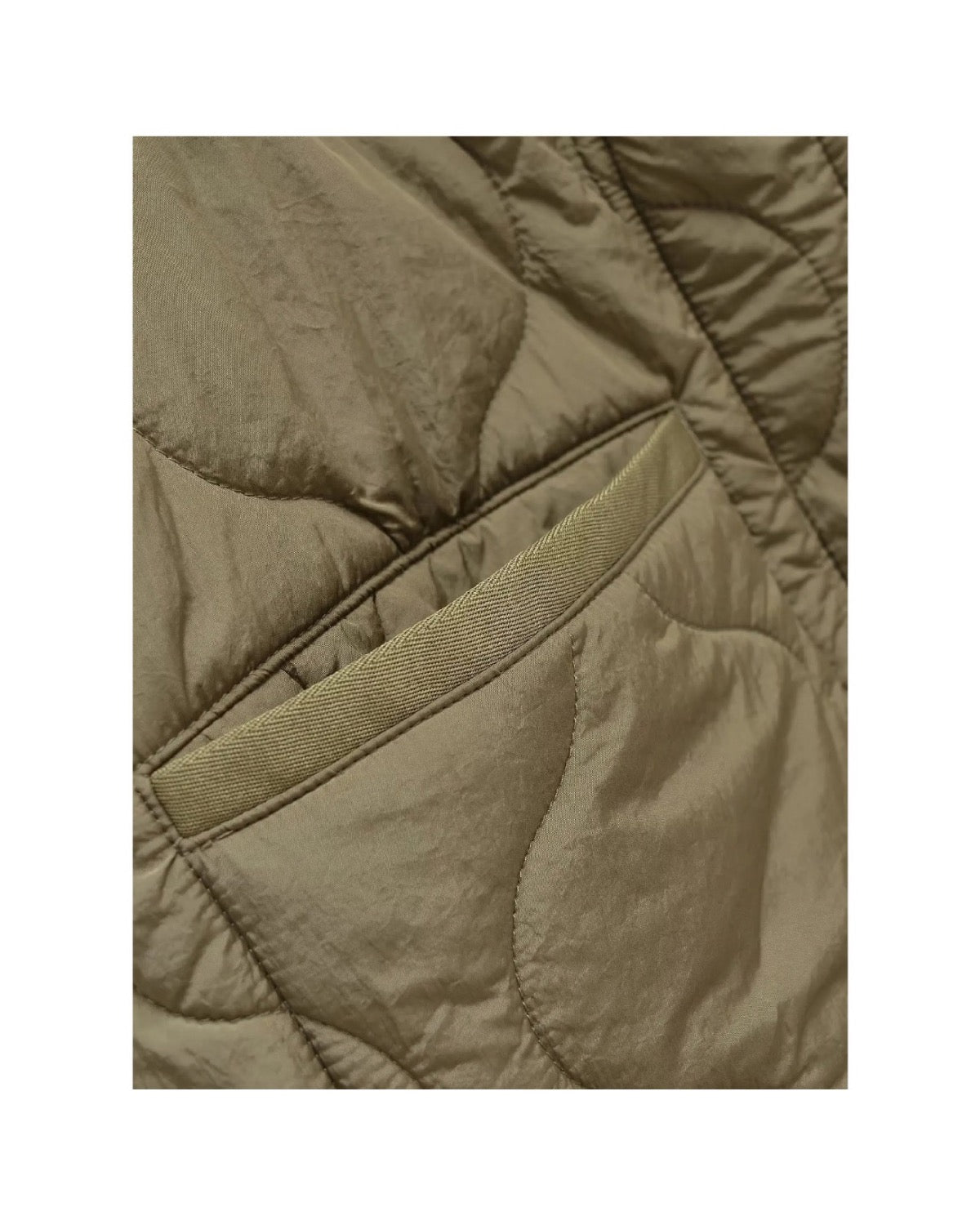 Veste matelassée col montant Coupe oversize