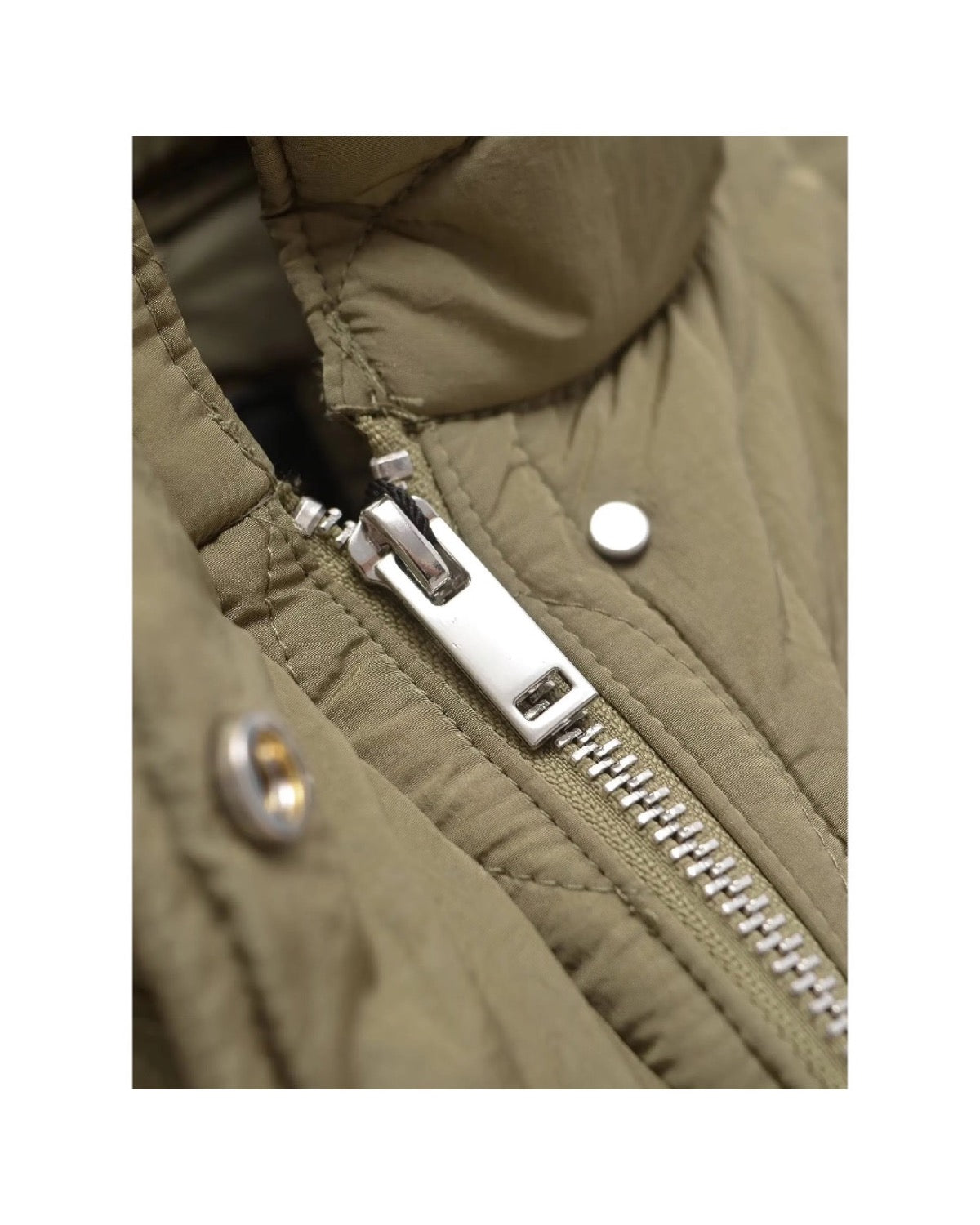 Veste matelassée col montant Coupe oversize