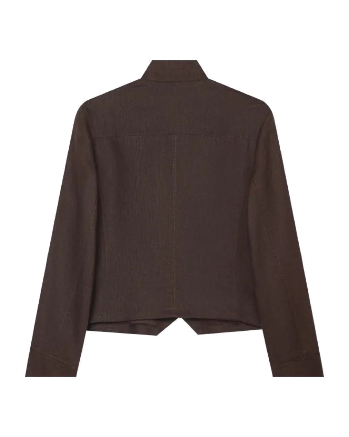 Blazer court style militaire Col montant  Double boutonnage