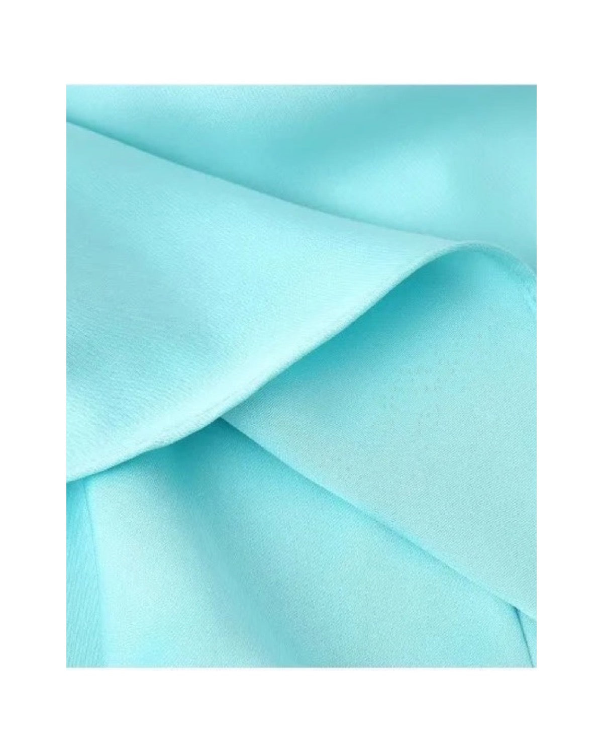 Combinaison en satin dos nu Col drapé Jambe large