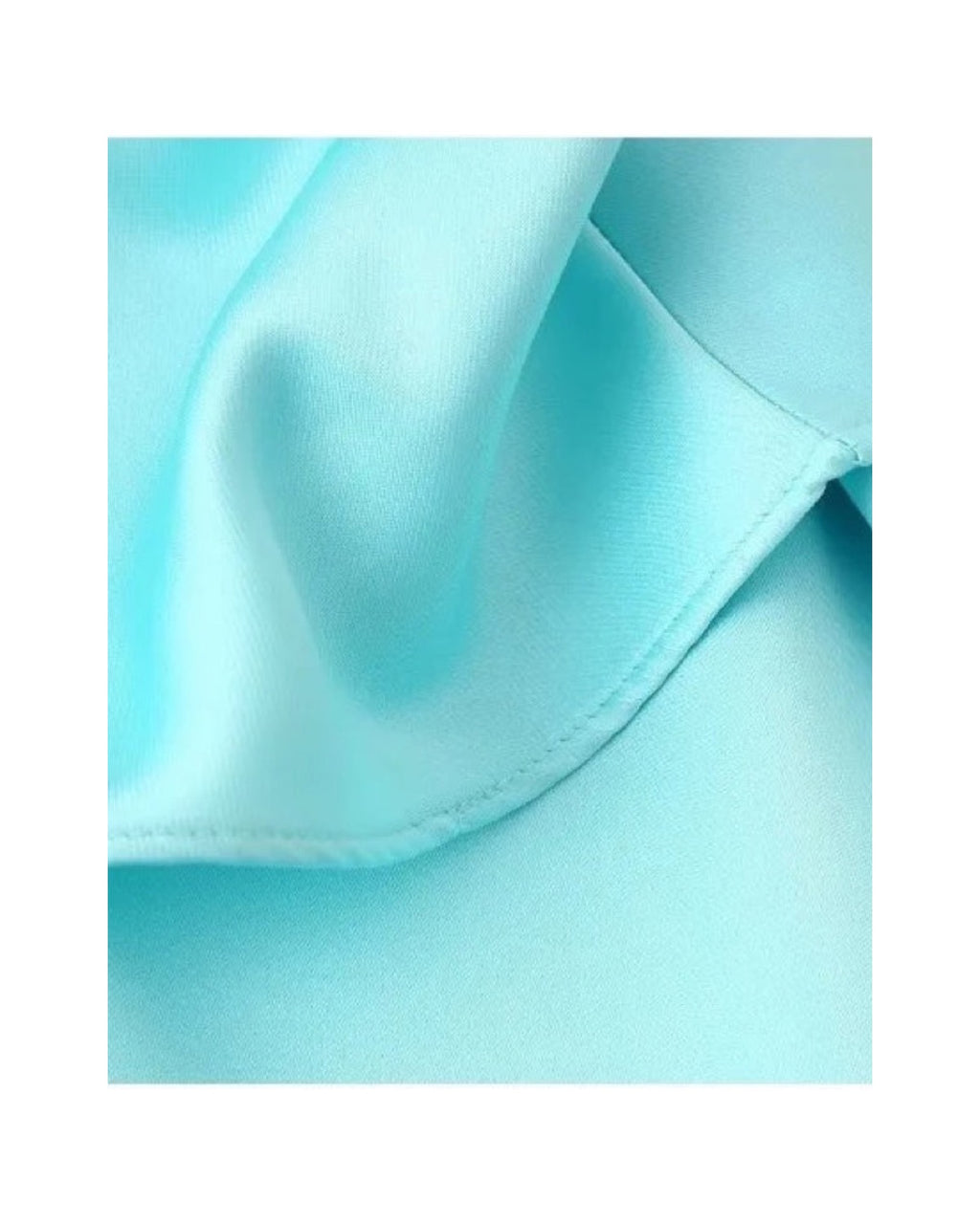 Combinaison en satin dos nu Col drapé Jambe large
